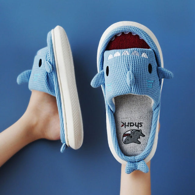 Thick sole Shark slippers by Style's Bug - Style's Bug