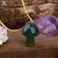 Healing Mushroom stone necklaces by Style's Bug - Style's Bug Moss Agate