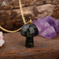 Healing Mushroom stone necklaces by Style's Bug - Style's Bug Polar Jade