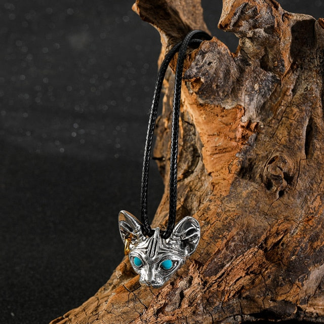 Sphynx cat necklace by Style's Bug - Style's Bug Small