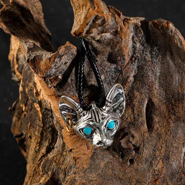 Sphynx cat necklace by Style's Bug - Style's Bug Big