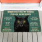 "Black Cat's Rules" mat by Style's Bug - Style's Bug
