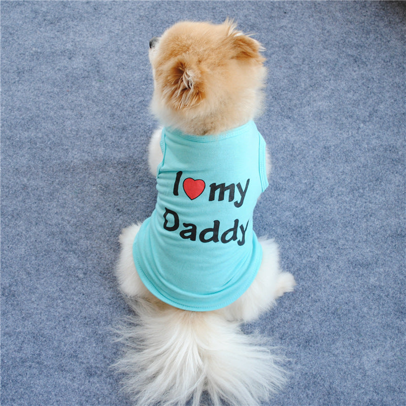 I Love my Mommy/Daddy pet t-shirts by Style's Bug - Style's Bug