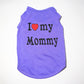 I Love my Mommy/Daddy pet t-shirts by Style's Bug - Style's Bug Purple - mom / L