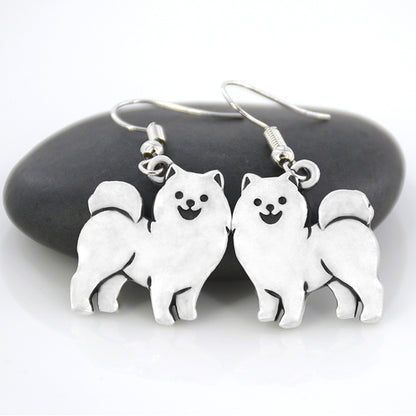 Samoyed earrings by Style's Bug - Style's Bug Default Title