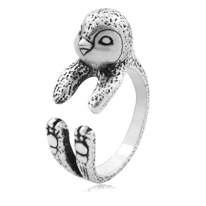 Realistic Penguin rings by Style's Bug - Style's Bug Silver