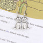 Sitting Pitbull dog earrings by Style's Bug - Style's Bug