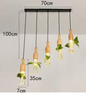Modern plant bottle lights by Style's Bug - Style's Bug 5 bulb heads + Bar base