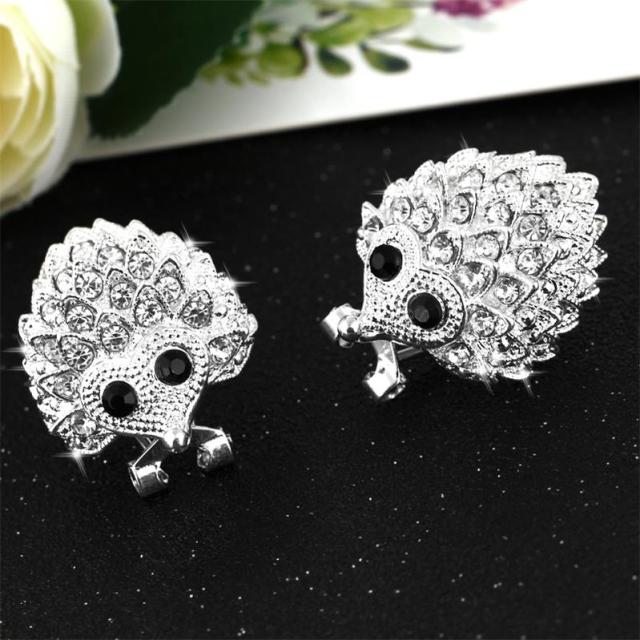 The Hedgehog earrings by Style's Bug - Style's Bug White
