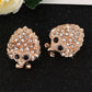 The Hedgehog earrings by Style's Bug - Style's Bug Gold