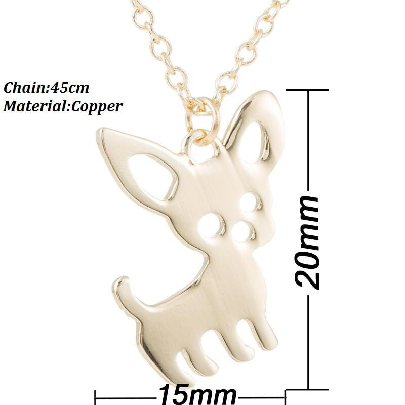Chihuahua necklace (2pcs pack) - Style's Bug