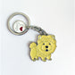 Chow Chow Dog Keychains by Style's Bug (2pcs pack) - Style's Bug Yellow