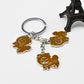 Chow Chow Dog Keychains by Style's Bug (2pcs pack) - Style's Bug Three brown chow chows