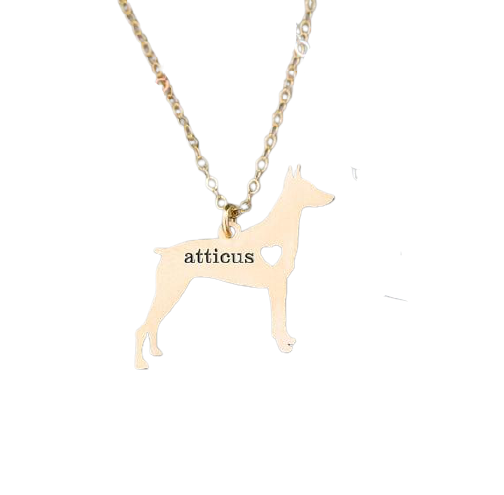 PAWsonalized Dobermann Necklaces by Style's Bug - Style's Bug