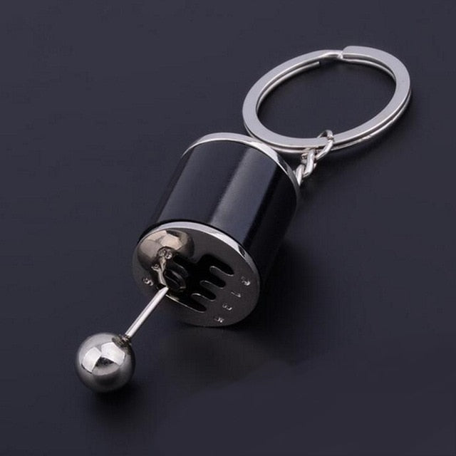 Movable Gear Shift Key chain - Style's Bug Black