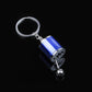 Movable Gear Shift Key chain - Style's Bug blue