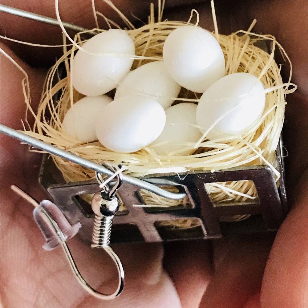 Egg Basket Earrings by Style's Bug - Style's Bug